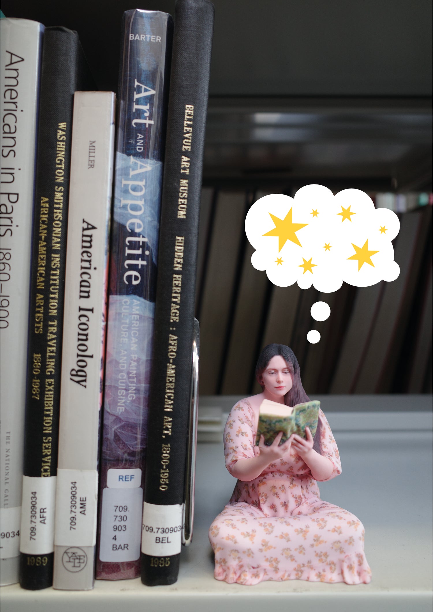SHRINK & PRINT MINI FIGURE GIRL WITH BOOK